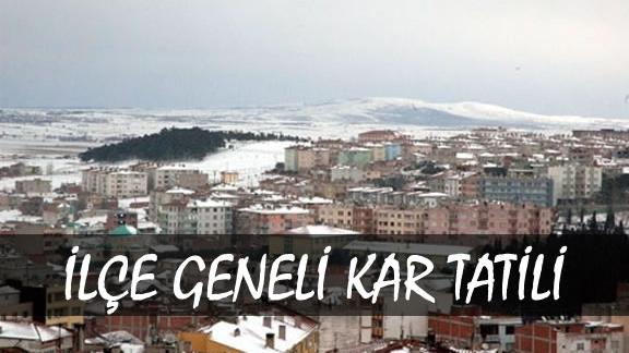 Bursa ve İlçemiz Genelinde Kar Tatili
