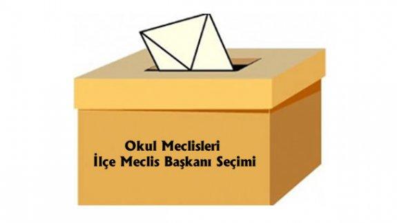 Okul Meclisleri İlçe Meclis Başkanı Seçimi Yapıldı
