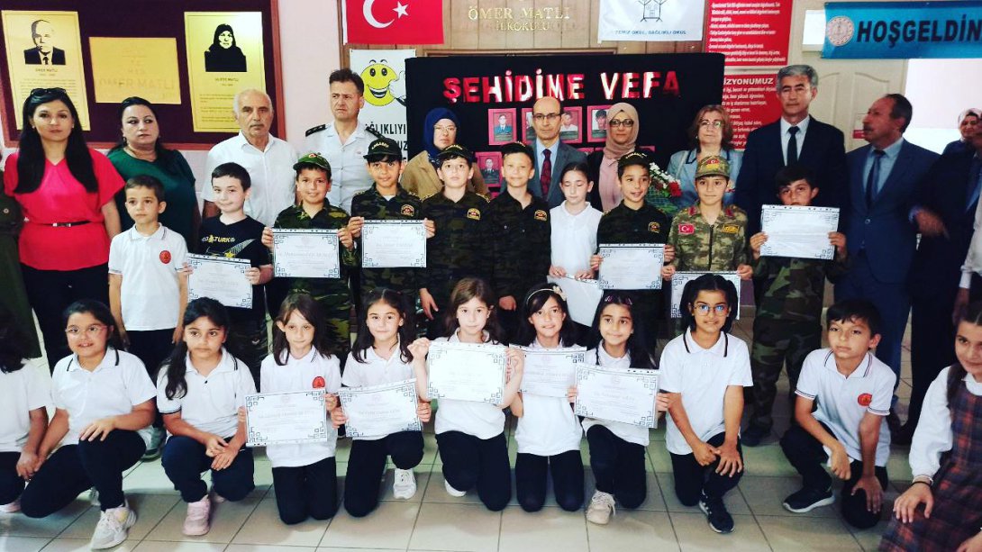 Şehidime Vefa Projesi Ömer Matlı İlkokulu ve Sarıbey Serkan Argın İlk/Ortaokulu Etkinlikleri